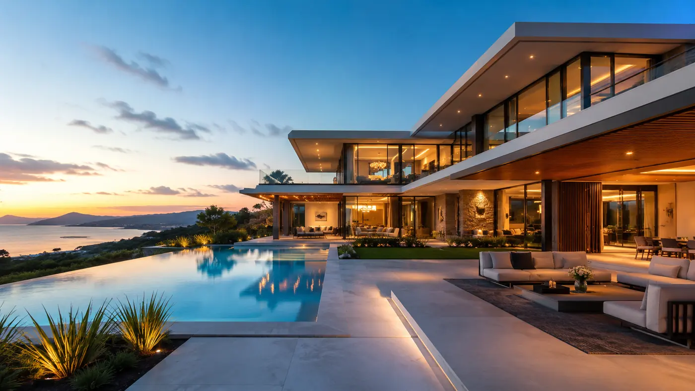 Villa contemporaine avec piscine